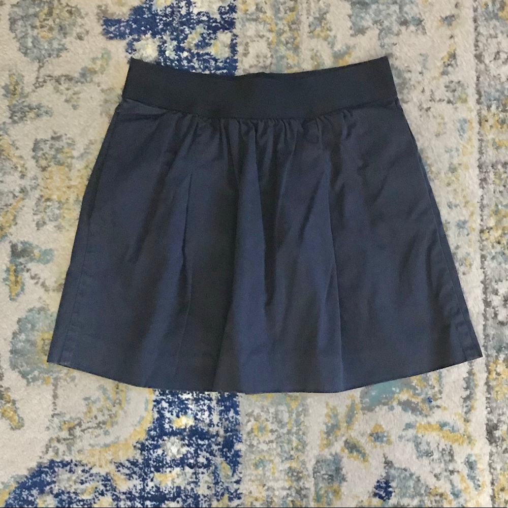 J. Crew Navy Skirt • Size 0